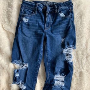 American Eagle Skinny Very-Ripped Jeans